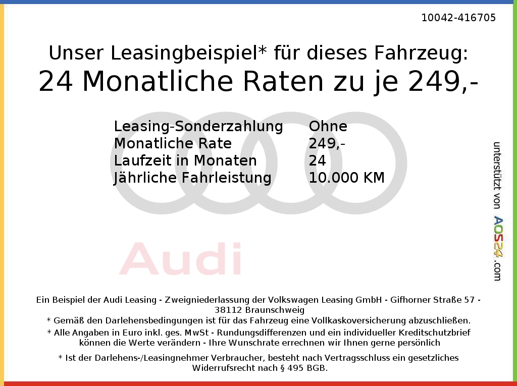 Audi A3 Sportback Advanced 30 TDI S tr. Matrix-Sportsitze-Navi- 