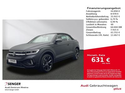 VW T-Roc Cabriolet 1,5 TSI R-Line Edition Black 