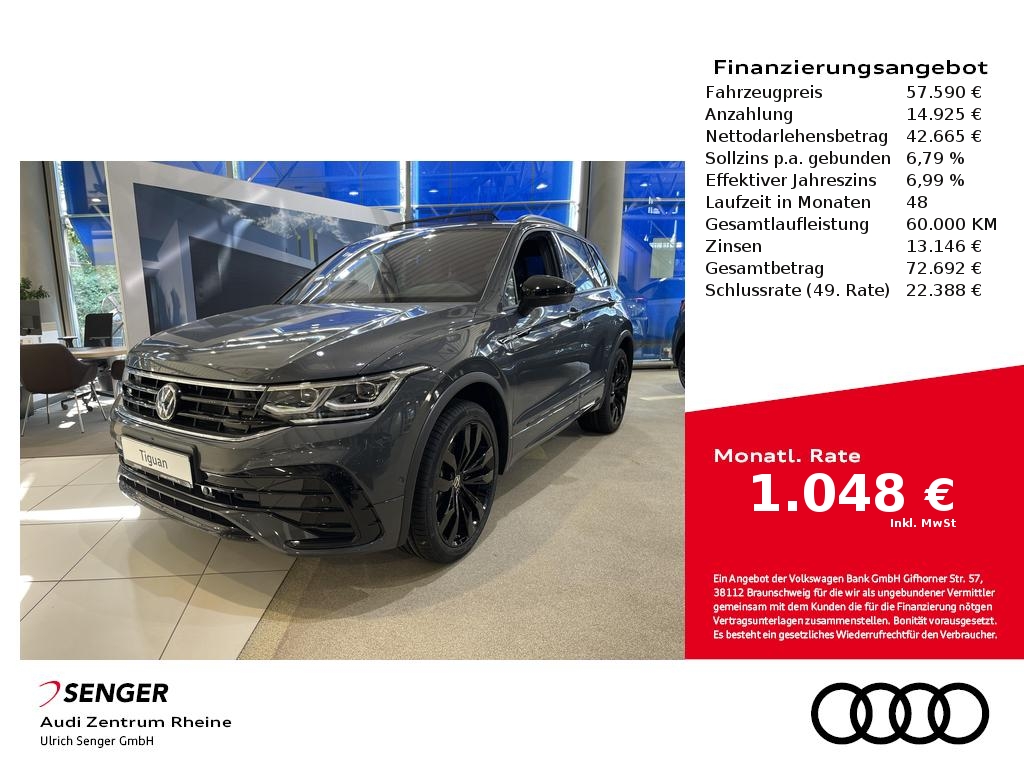 VW Tiguan 2.0 TDI R-Line SCR 4M DSG Panorama Matrix 