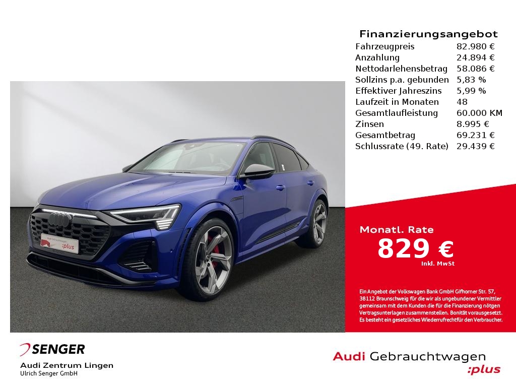 Audi SQ8 Sportback e-tron Matrix-LED Panorama B&O AHK 