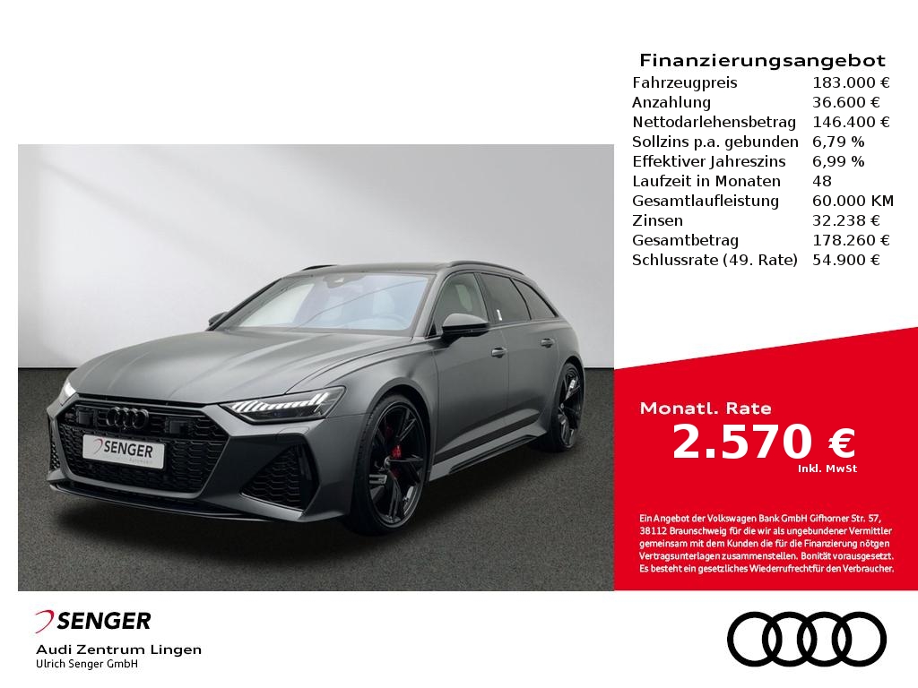 Audi RS6 Avant RS-Dynamikpaket plus Panorama Matrix 