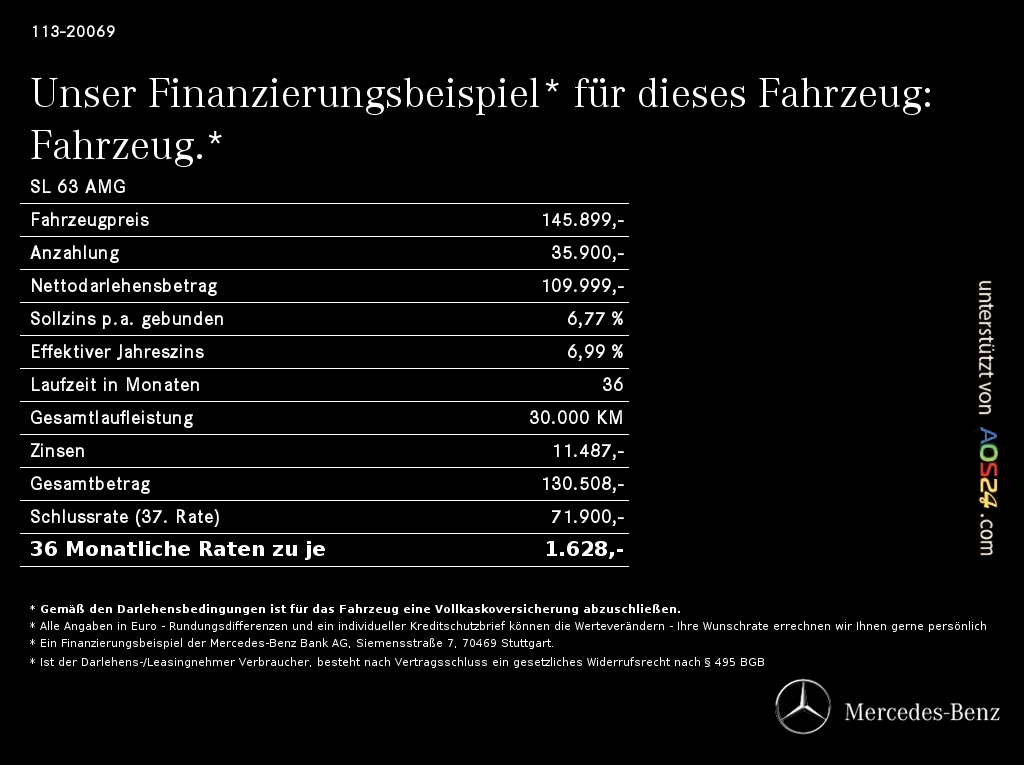 Mercedes-Benz SL 63 AMG 4M+ Burmester* Sitzklima* HUD* 360°* NIGHT 