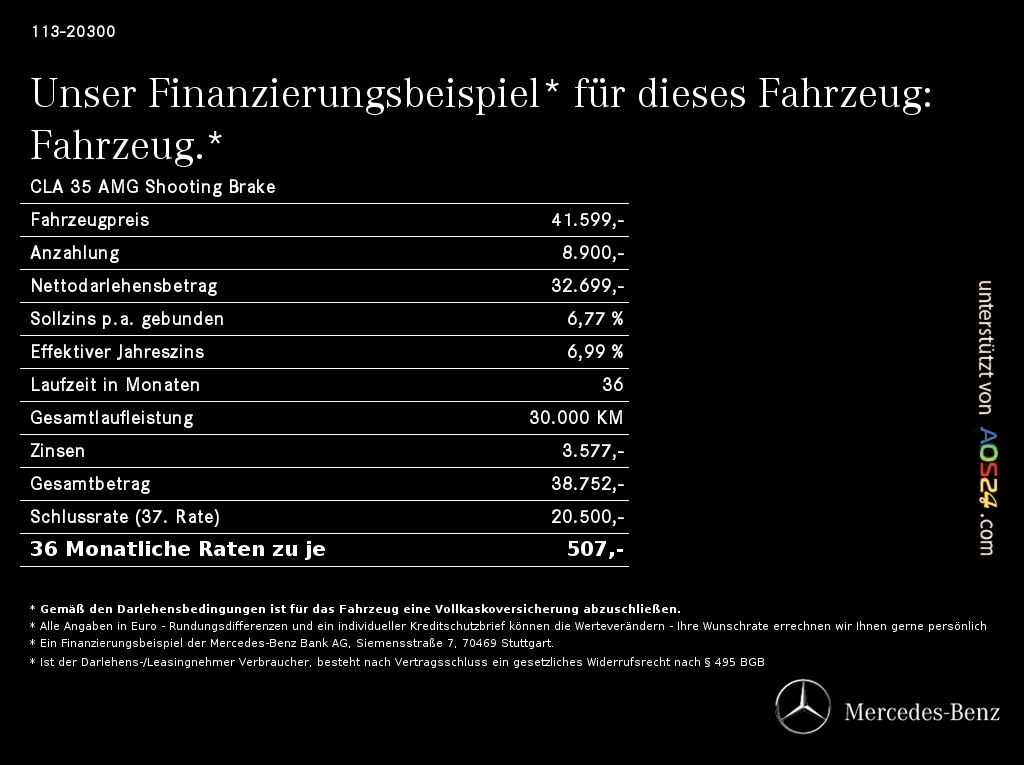 Mercedes-Benz CLA 35 AMG Shooting Brake 4M Distronic*Multibeam 
