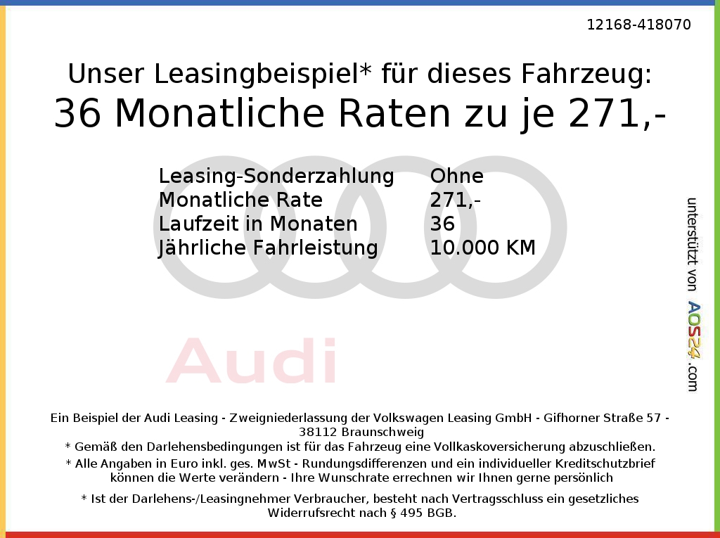 Audi A3 Lim. 30 TFSI S-tronic - LED - B&O - AHK 