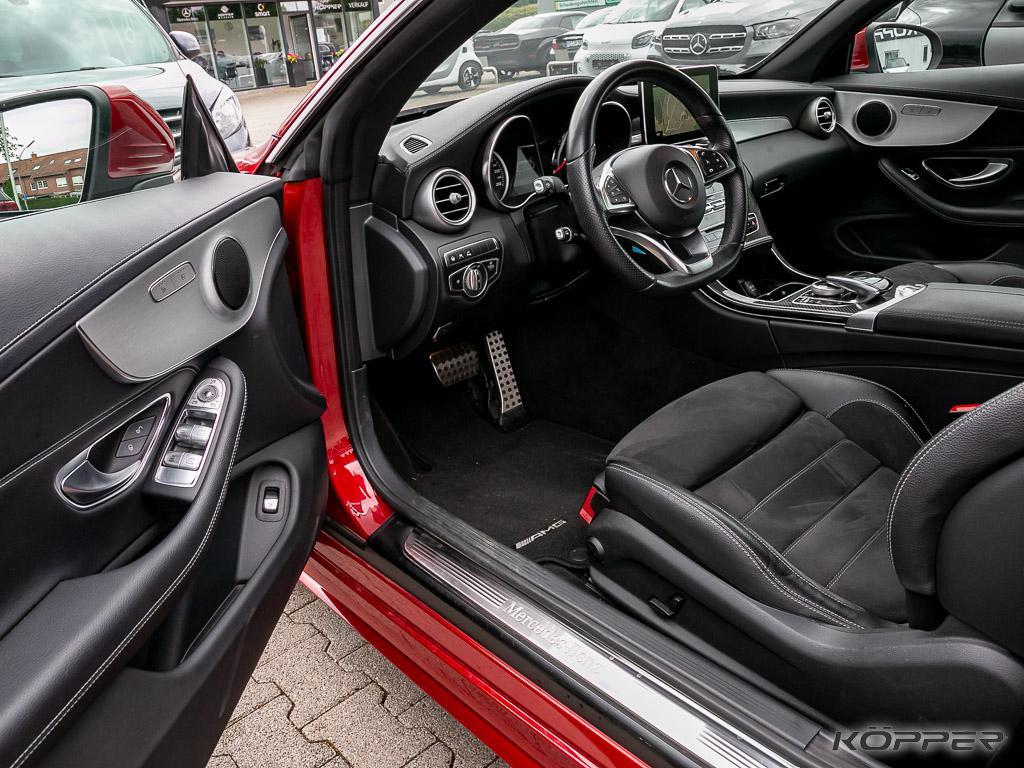 Mercedes-Benz C 220 d AMG Cabrio Kamera Navi Diamantgrill Red 