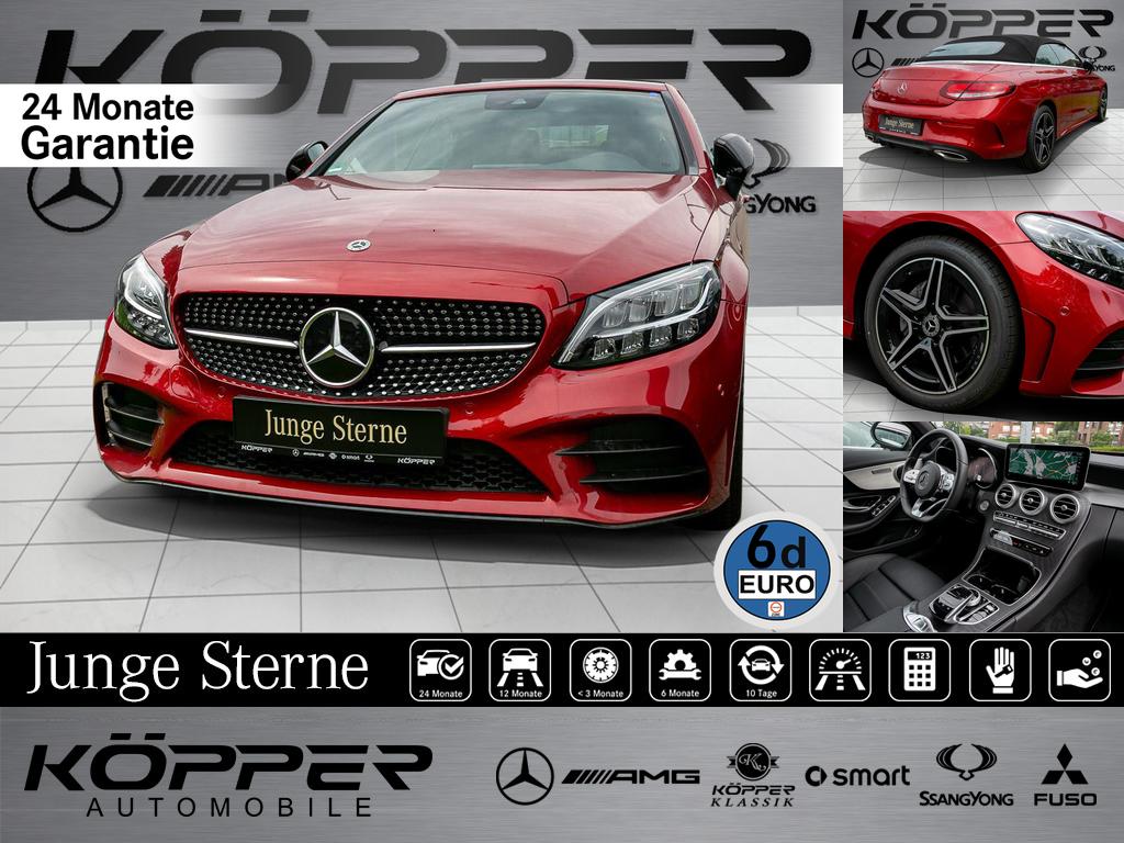 Mercedes-Benz C 180 AMG Cabrio Night Red Ambiente Komfort LED 