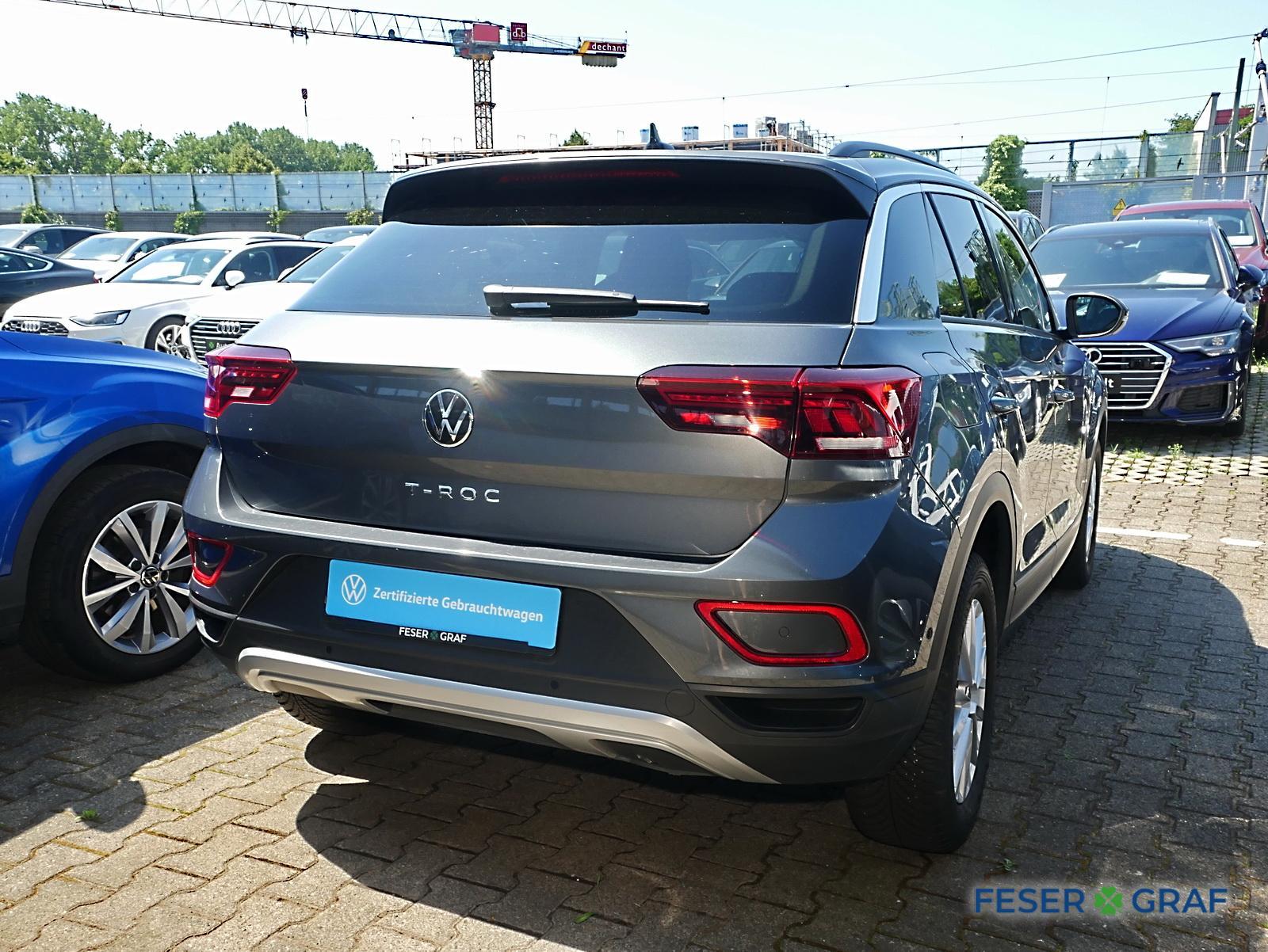 VW T-Roc 1.0 TSI Life Navi LED Park Assist App Connect 