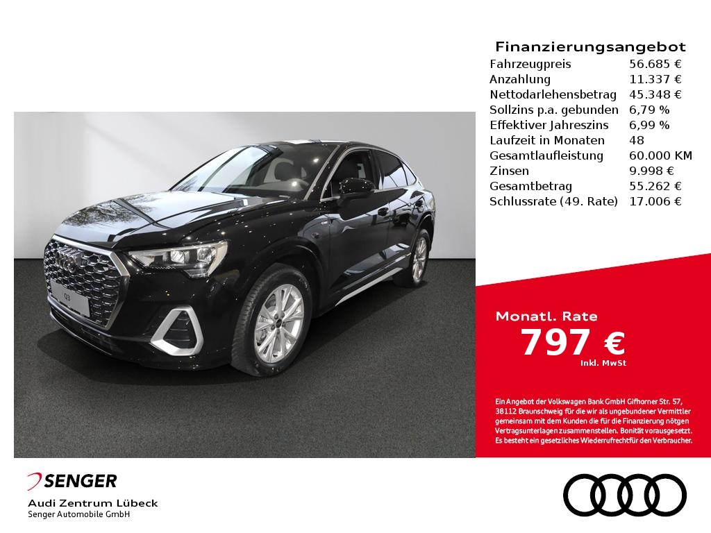 Audi Q3 Sportback S line 35 TDI Kindersicherheits-P. 