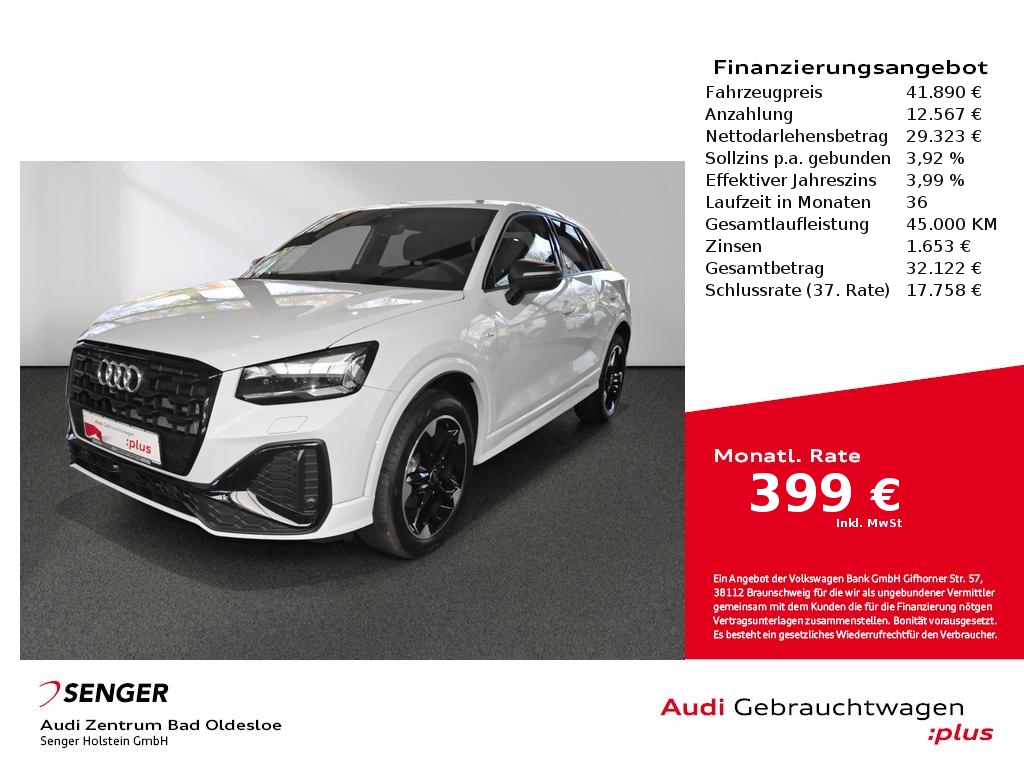 Audi Q2 30 TDI S line Matrix LED AHK VZE Optikpaket 