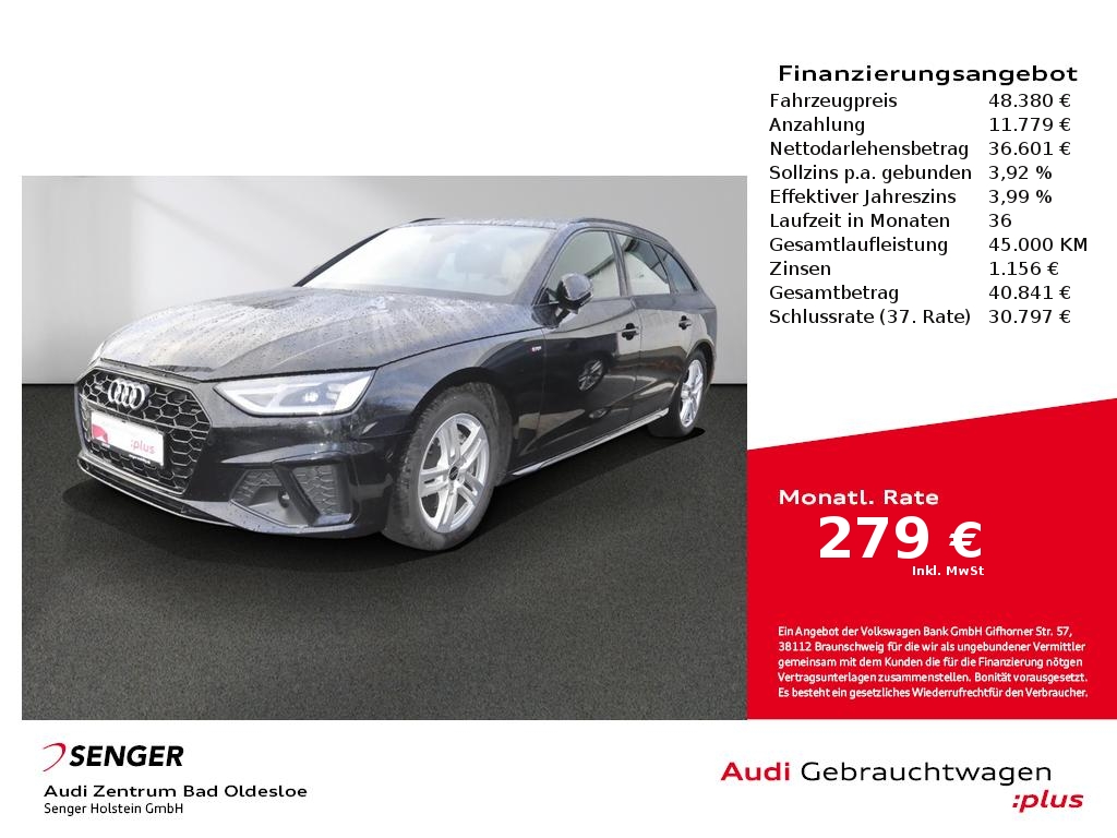 Audi A4 Avant S line 40 TDI el. Sitze ACC Kamera VZE 