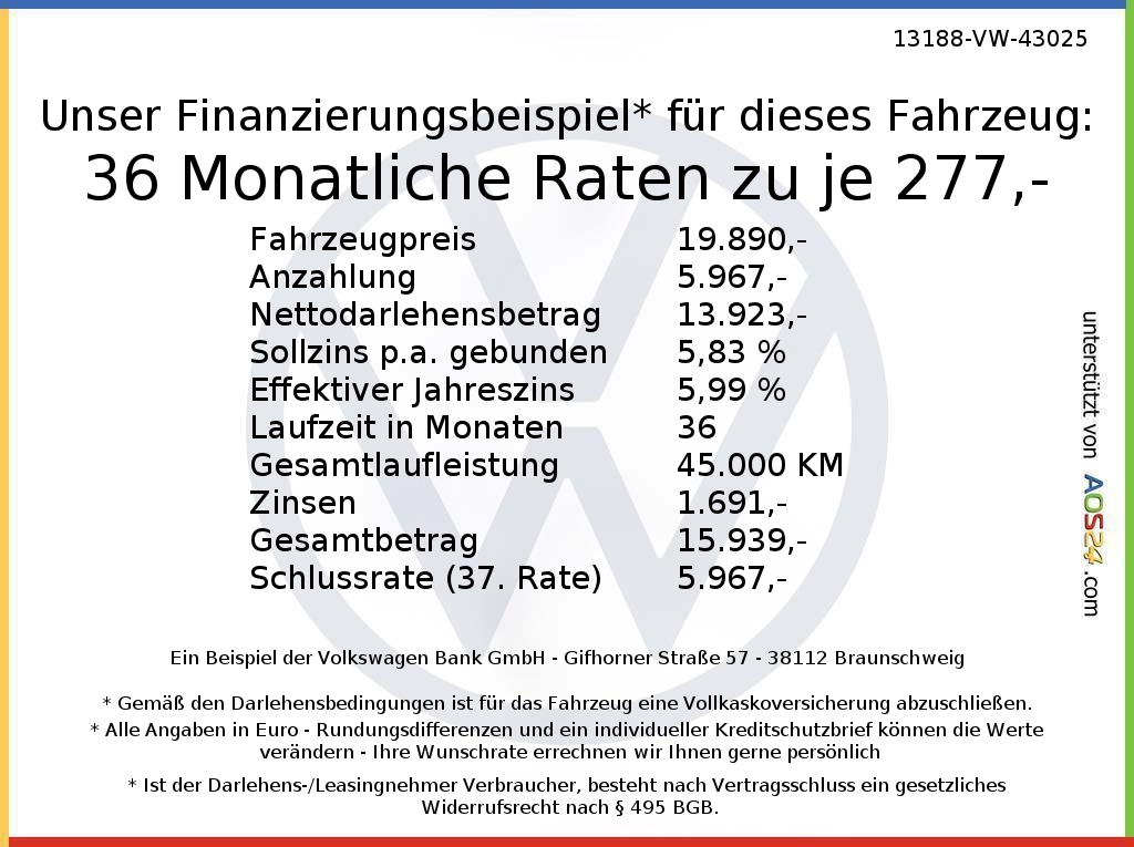 VW Polo MOVE 1.0 TSI Navi Kamera LED ParkAssist 