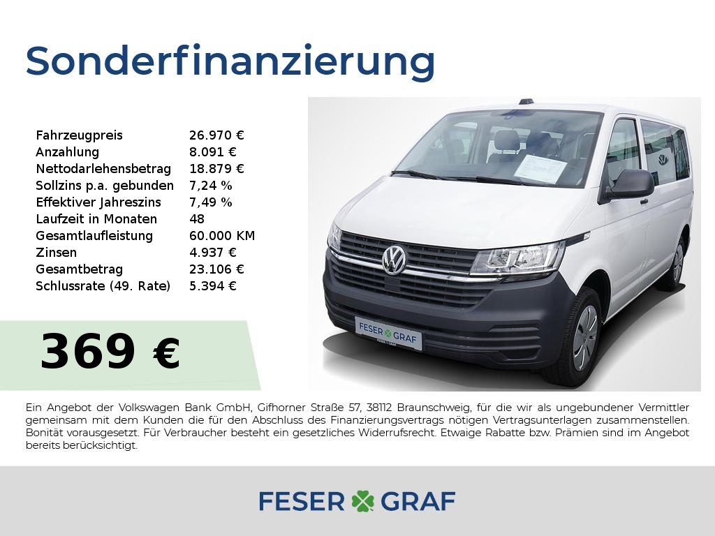 VW T6.1 LR 2.0l TDI Klima / PDC vorne + hinten 