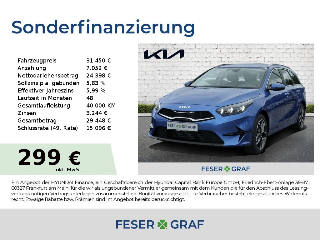 Kia Ceed Sportswagon 1.5T DCT SPIRIT TECHNIK NAVI 