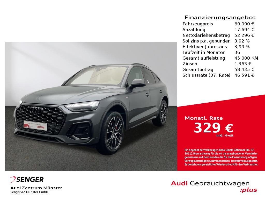 Audi Q5 Sportback 45 TFSI quattro S line S tronic 