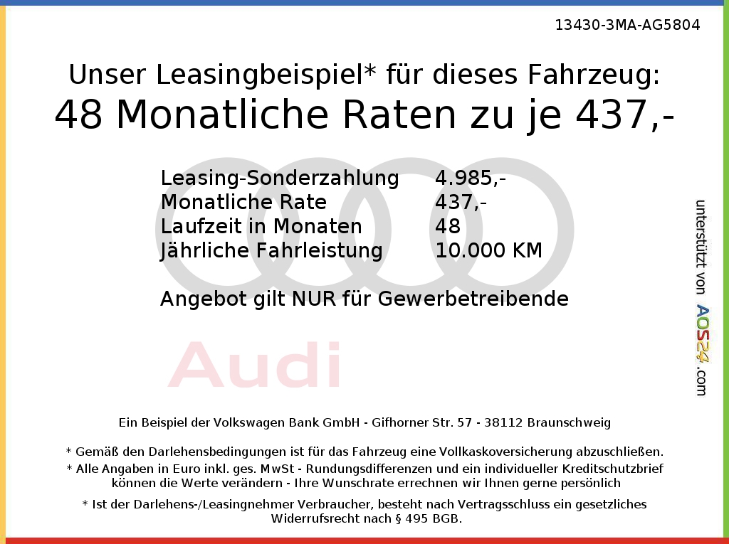 Audi A3 Sportback 35 TFSI S line S tronic Navi Kamera 