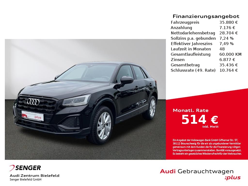 Audi Q2 Advanced 40 TFSI quattro S tronic MMI LED 