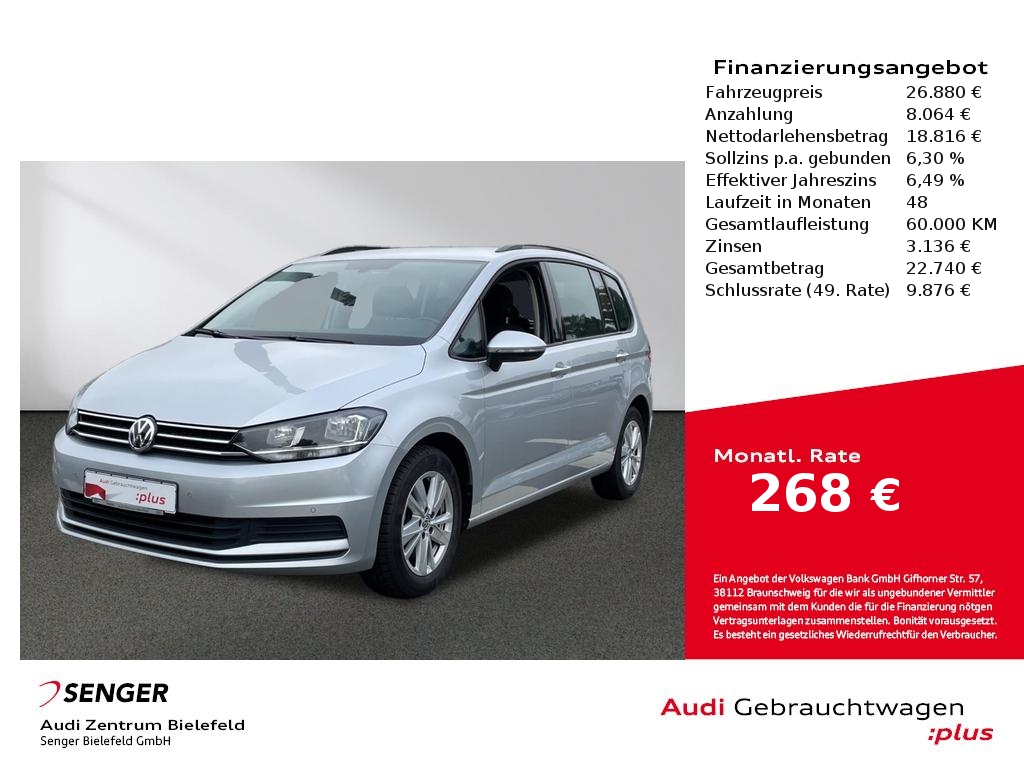 VW Touran Comfortline 1.5 TSI DSG Navi CarPlay AHK 