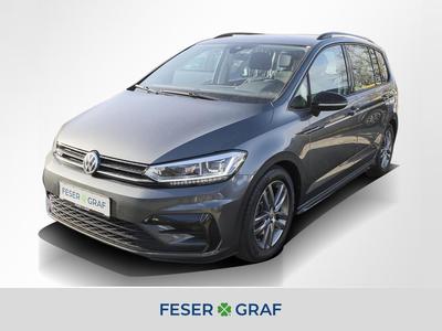 VW Touran 2.0 TDI DSG R-LINE 7-SITZE LED BLACK RFK STAND. 