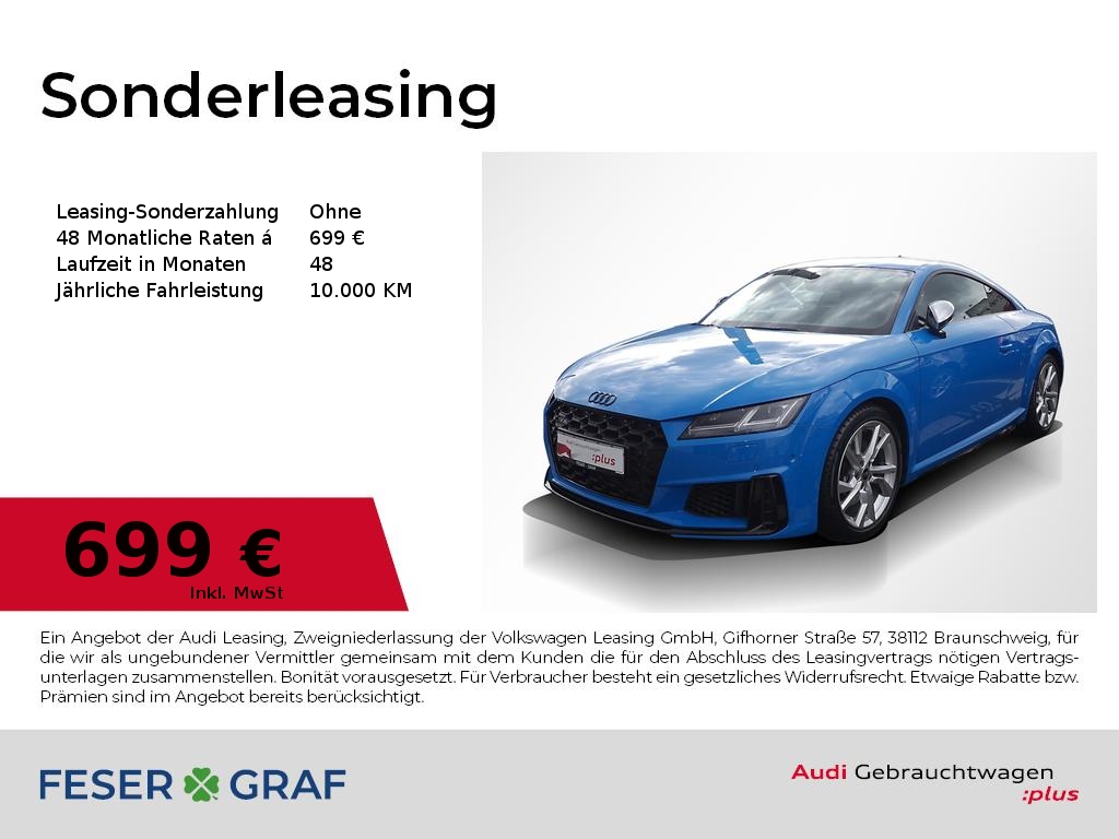 Audi TTS Coupé TFSI S tronic B&O RFK Navi Matrix SHZ 