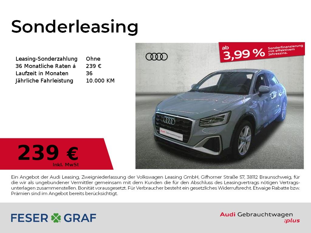 Audi Q2 30 TFSI S line AHK Navi SHZ 