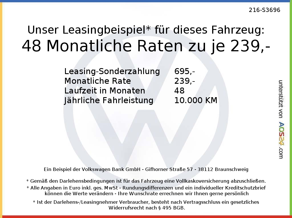 VW Taigo Move 1.0 TSI mit Anschlussgarantie 