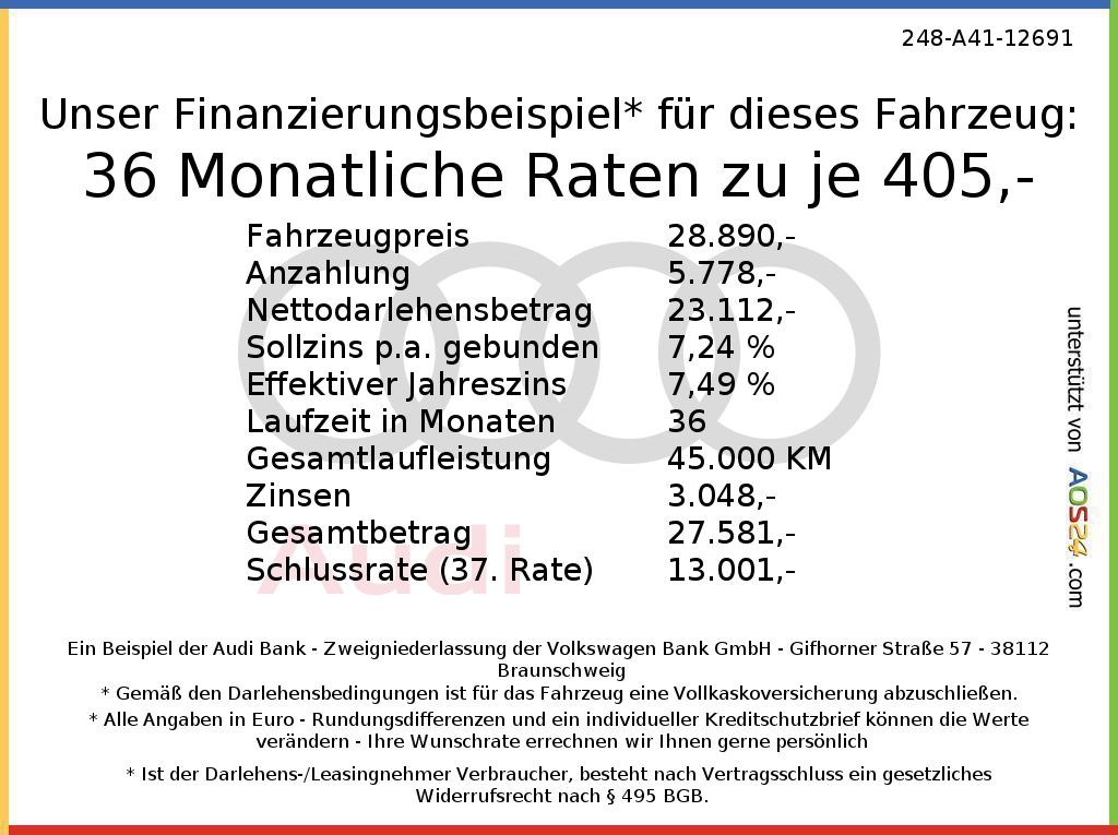 Audi A3 Sportback 30 TFSI NAVI+LED+PANO 