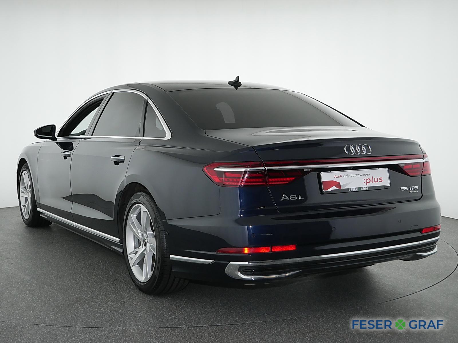 Audi A8 Lang 55 TFSI HuD/ACC/Pano/Sitzbel+Mass V+H/ 