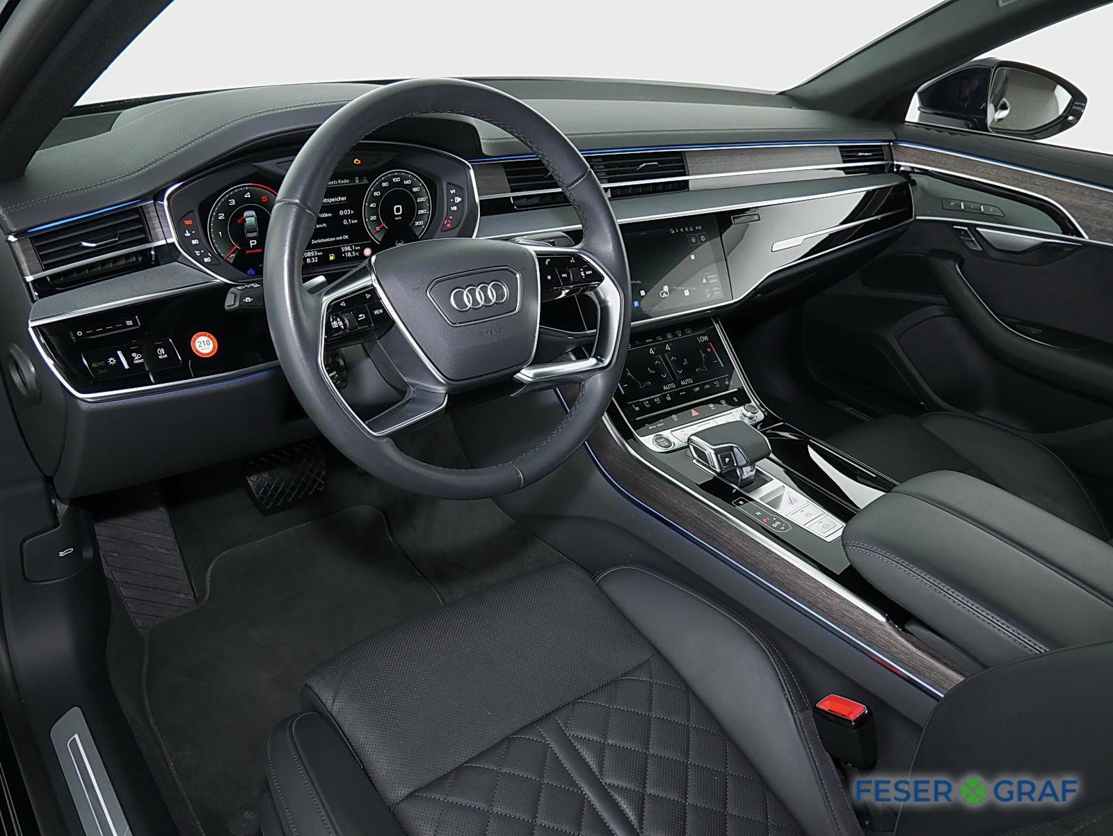 Audi A8 Lang 55 TFSI HuD/ACC/Pano/Sitzbel+Mass V+H/ 