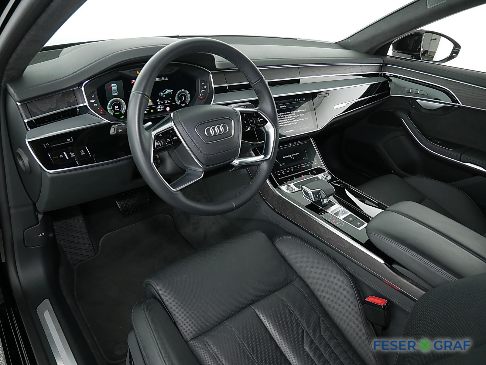 Audi A8 Lang 60 TFSI e Pano,HDMatrix,B&O,HUD,Sitzbel Nacht 