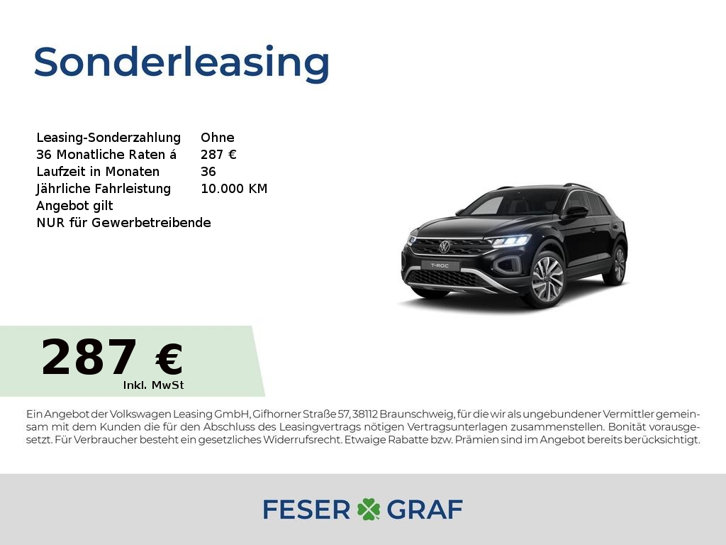 VW T-Roc GOAL 1.5 l TSI 150 PS 7-Gang-DSG 