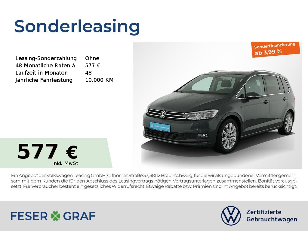 VW Touran Highline 2.0 TDI DSG Navi LED 1Kindersitz 