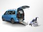 VW Caddy Caddy Taxi Mietwagen Rollstuhlumbau sofort 