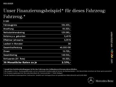 Mercedes-Benz S 580 S580 4M+MAYBACH+SHZ+HINTERACHSLENKUNG+MBUX 