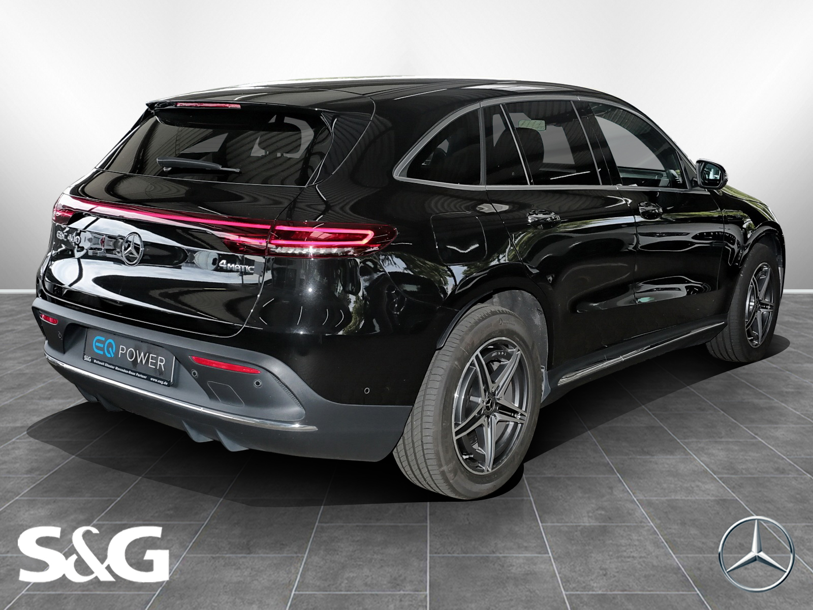 Mercedes-Benz EQC 400 4M AMG Line HUD+19+MBUX+360°+Keyless-GO 