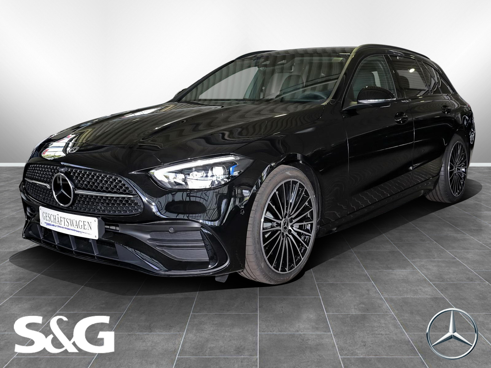 Mercedes-Benz C 300 4M T Ed.-AMG Night+LED+360°+MBUX+Pano+AHK 