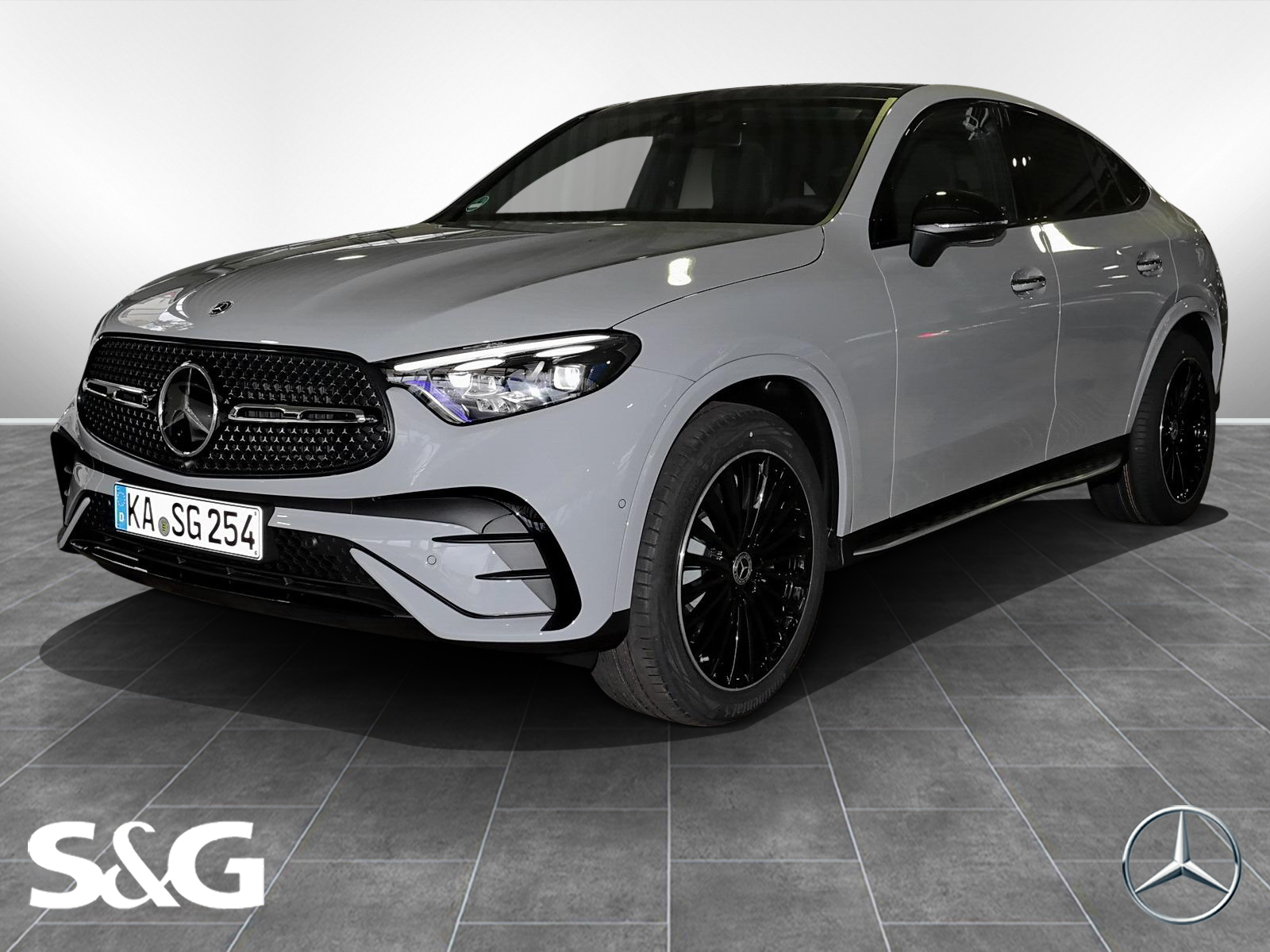 Mercedes-Benz GLC 300 4M Coupé AMG Night+MBUX+360+Pano+AHK+HUD 