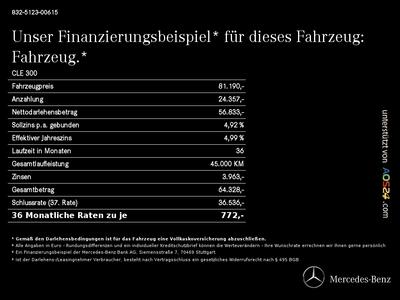 Mercedes-Benz CLE 300 e AMG MBUX+360°+DIG-LED+AHK+Pano+Burmest 