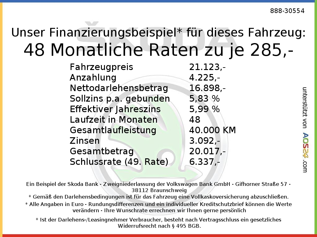 Skoda Fabia 1.0TSI Selection Sitzheizung LED Front Assist 